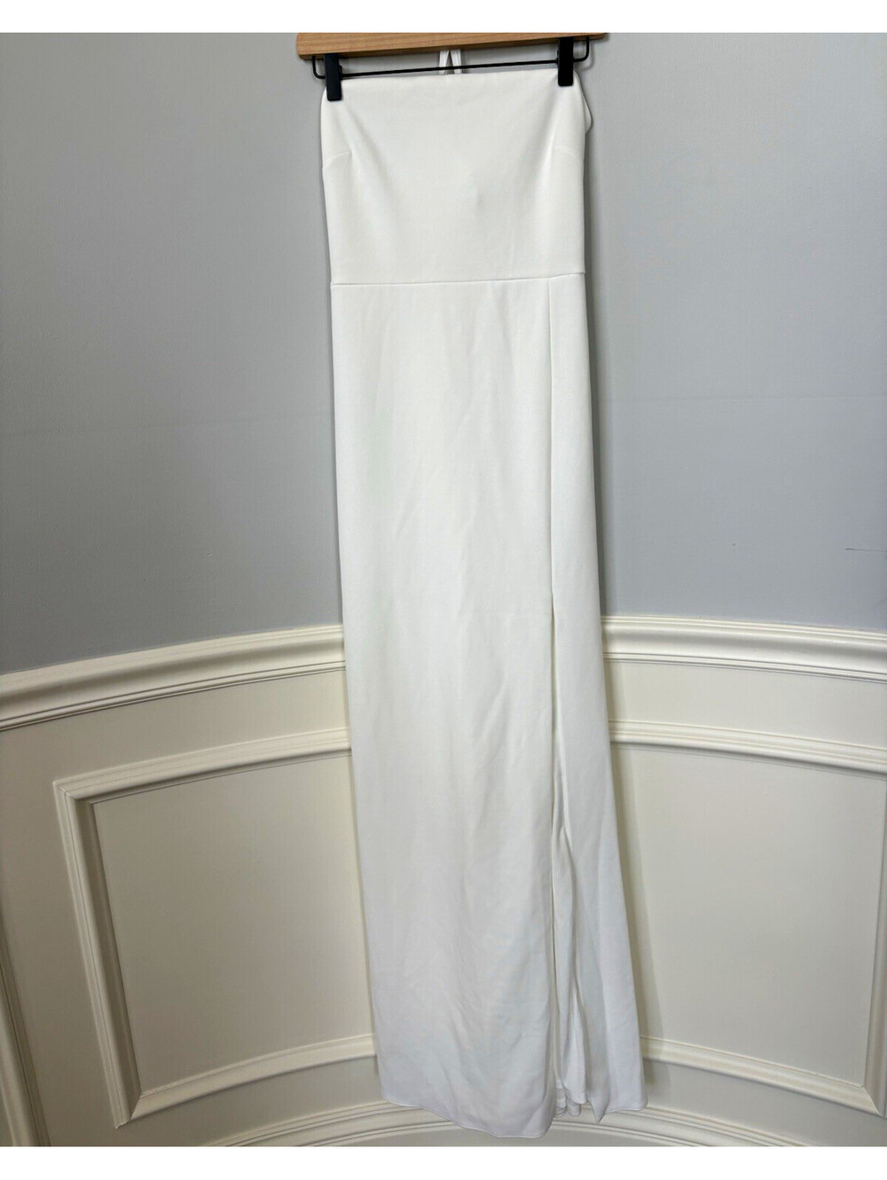 Anthropologies BHLDN White Strapless Dress for Wedding/Formal Size M Polyester